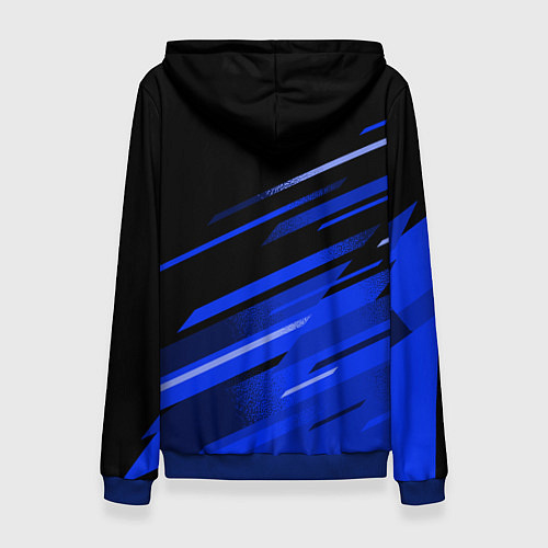 Женская толстовка SCANIA ЧЕРНО СИНИЙ / 3D-Синий – фото 2