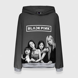 Толстовка-худи женская BLACKPINK BW Divas, цвет: 3D-меланж