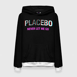 Толстовка-худи женская Placebo Never Let Me Go, цвет: 3D-белый