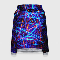 Женская толстовка Neon pattern Fashion 2055