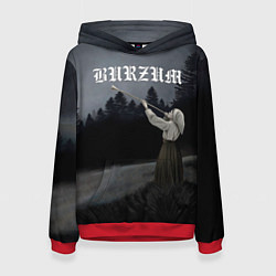 Толстовка-худи женская Burzum - Filosofem, цвет: 3D-красный