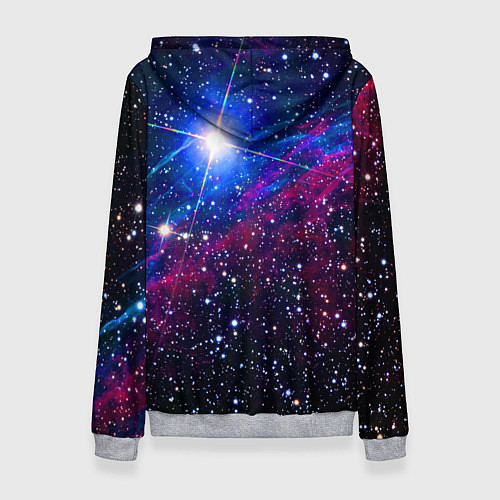 Женская толстовка Открытый космос Star Neon / 3D-Меланж – фото 2