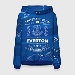 Толстовка-худи женская Everton, цвет: 3D-синий