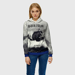 Толстовка-худи женская Burzum - Draugen, цвет: 3D-синий — фото 2