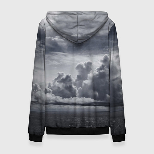 Женская толстовка Пассажирский самолет Ил 96-300 / 3D-Черный – фото 2