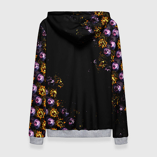 Женская толстовка Five Nights at Freddys: Security Breach Луна патте / 3D-Меланж – фото 2