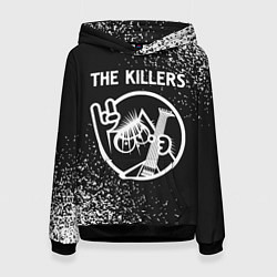 Толстовка-худи женская The Killers - КОТ - Краска, цвет: 3D-черный