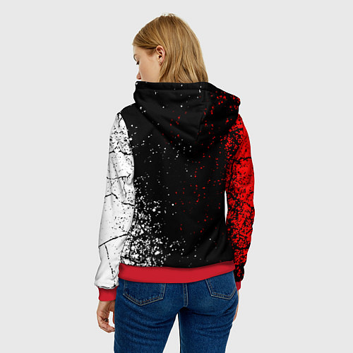 Женская толстовка Alisa алиса кинчев / 3D-Красный – фото 4