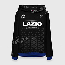 Толстовка-худи женская Lazio Champions Uniform, цвет: 3D-синий