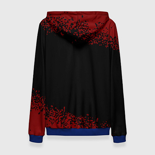 Женская толстовка Надпись: сила в правде, а правда в том, что перед / 3D-Синий – фото 2