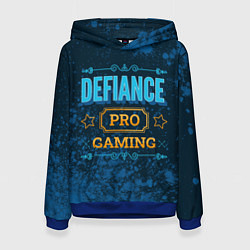 Толстовка-худи женская Игра Defiance: PRO Gaming, цвет: 3D-синий