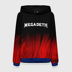 Женская толстовка Megadeth Red Plasma