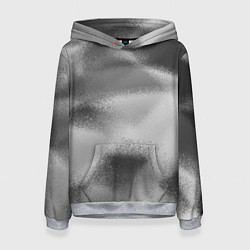 Женская толстовка В серых тонах абстрактный узор gray abstract patte