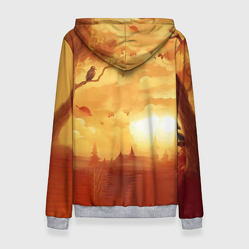 Женская толстовка Hello Neighbor Привет сосед Сосед с лопатой / 3D-Меланж – фото 2