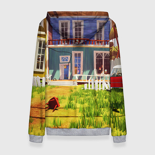Женская толстовка Hello Neighbor: Дом / 3D-Меланж – фото 2