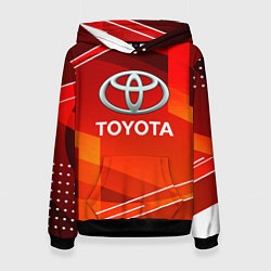 Толстовка-худи женская Toyota Abstraction Sport, цвет: 3D-черный