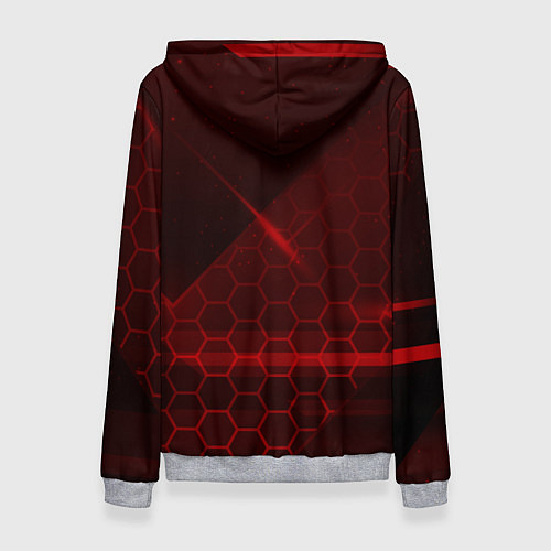 Женская толстовка Ac milan Соты / 3D-Меланж – фото 2