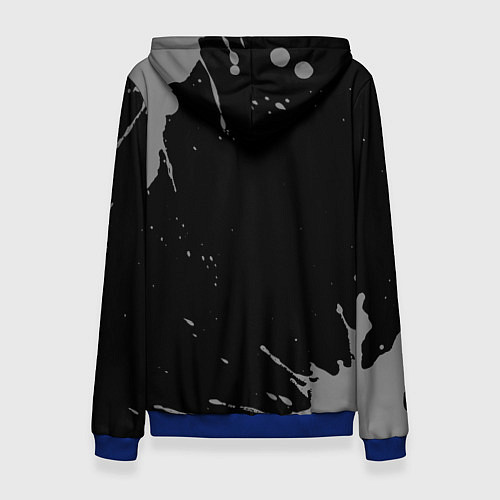 Женская толстовка Сварщик с очень большой буквы на темном фоне / 3D-Синий – фото 2