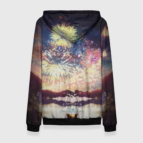 Женская толстовка Genshin Impact - Eula Inazuma / 3D-Черный – фото 2