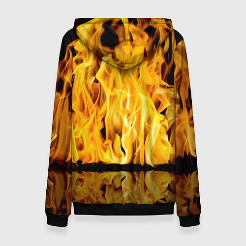 Женская толстовка Гомер Симпсон - соло на гитаре! / 3D-Черный – фото 2