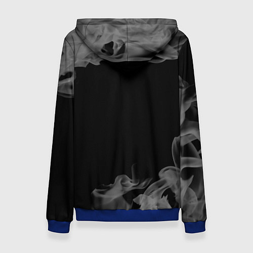 Женская толстовка Не спорь с лучшим прорабом - на темном фоне / 3D-Синий – фото 2