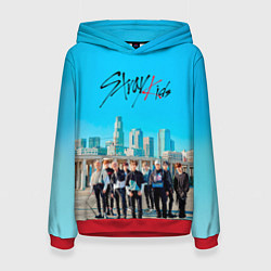 Толстовка-худи женская Stray Kids Double Knot, цвет: 3D-красный