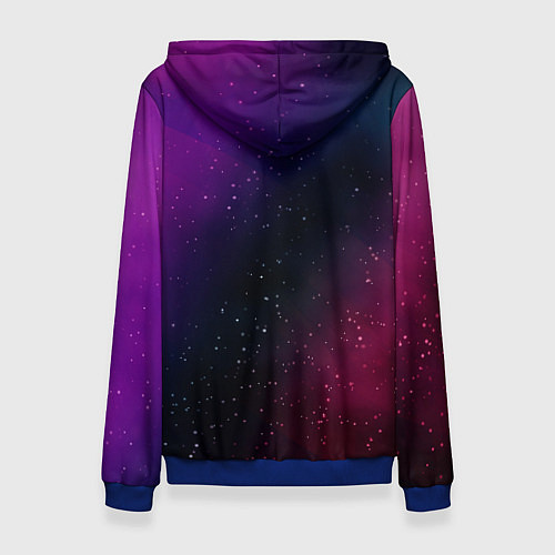 Женская толстовка Cowboy Bebop gradient space / 3D-Синий – фото 2