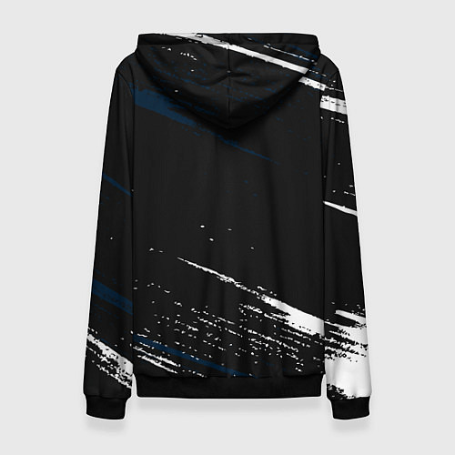Женская толстовка Boris Brejcha в маске краска / 3D-Черный – фото 2