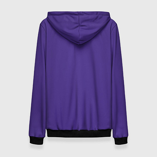 Женская толстовка Niletto на фиолетовом фоне / 3D-Черный – фото 2