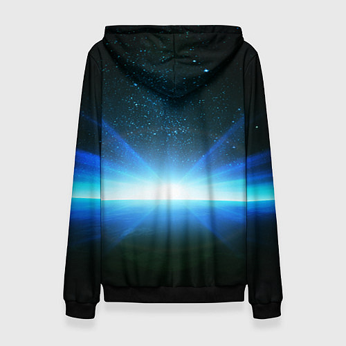 Женская толстовка Хацунэ Мику - вокалоид / 3D-Черный – фото 2