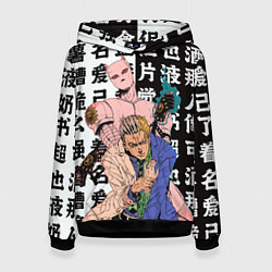 Толстовка-худи женская Кирай Йошикаге - JOJO, цвет: 3D-черный