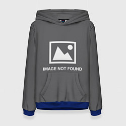Толстовка-худи женская Image not found, цвет: 3D-синий