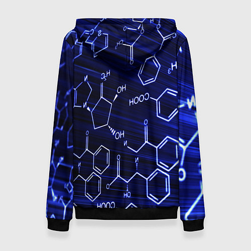 Женская толстовка Графическая химия / 3D-Черный – фото 2