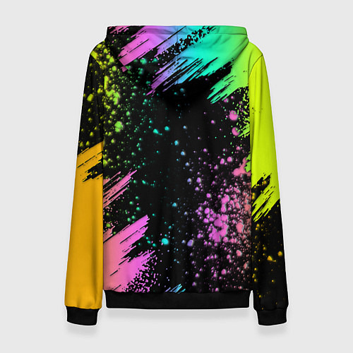 Женская толстовка Rainbow Friends - Blue / 3D-Черный – фото 2