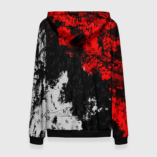 Женская толстовка Руны девяти миров мирового древа / 3D-Черный – фото 2