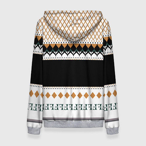 Женская толстовка FIRM как свитер из детства / 3D-Меланж – фото 2