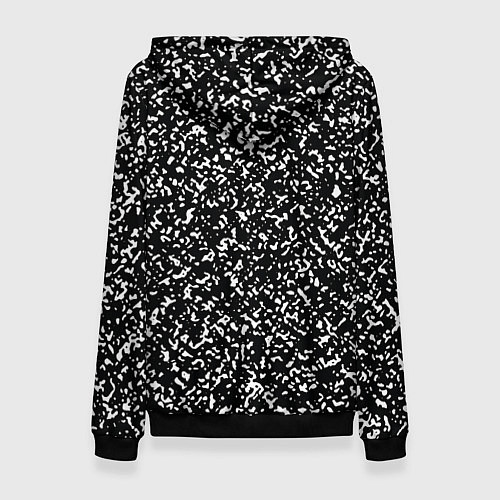 Женская толстовка Глитч - нет сигнала / 3D-Черный – фото 2