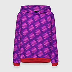 Толстовка-худи женская Логотип Джи Айдл, цвет: 3D-красный