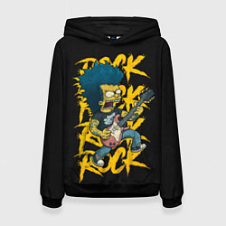 Толстовка-худи женская Rock Simpson, цвет: 3D-черный