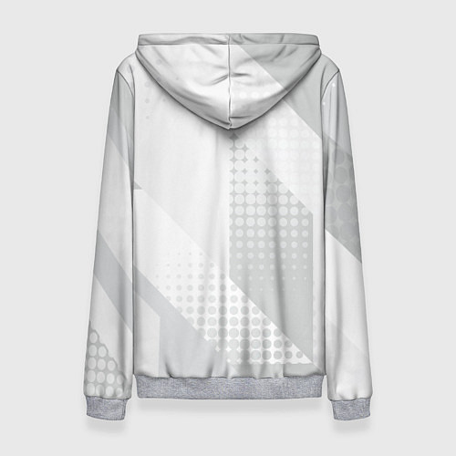 Женская толстовка Арсенал Лондон серая форма / 3D-Меланж – фото 2