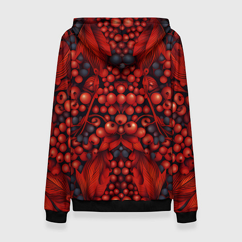 Женская толстовка Барбарис / 3D-Черный – фото 2