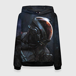 Толстовка-худи женская Mass Effect N7 game, цвет: 3D-черный