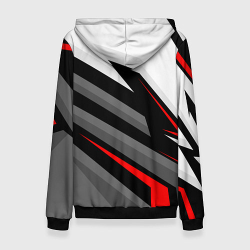 Женская толстовка Mitsubishi motors - красная линия / 3D-Черный – фото 2