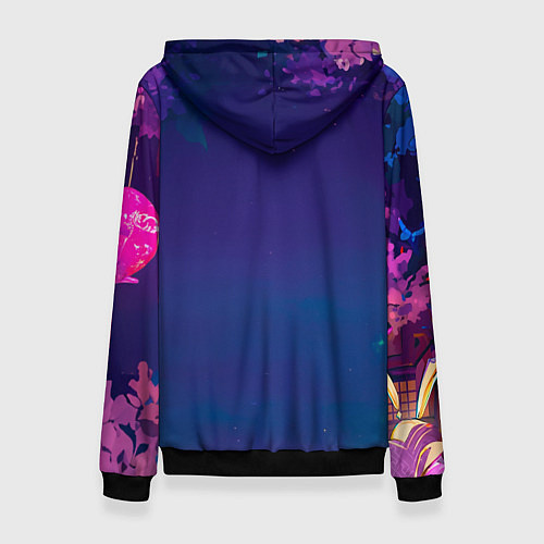 Женская толстовка Геншин Импакт: Райден / 3D-Черный – фото 2