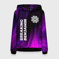 Женская толстовка Breaking Benjamin violet plasma