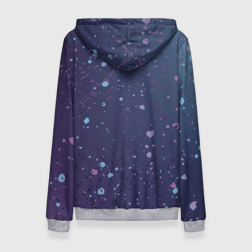 Женская толстовка Все равно / 3D-Меланж – фото 2