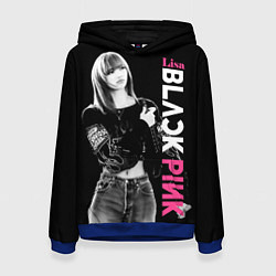 Толстовка-худи женская Blackpink Beautiful Lisa, цвет: 3D-синий