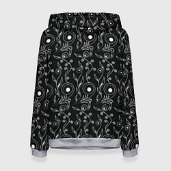 Женская толстовка Black style pattern