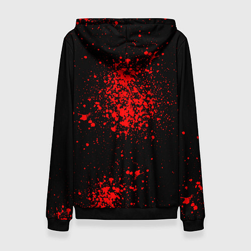 Женская толстовка Призрак цусимы - самурай / 3D-Черный – фото 2