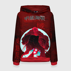 Толстовка-худи женская Jujutsu kaisen Suguru Getou, цвет: 3D-красный